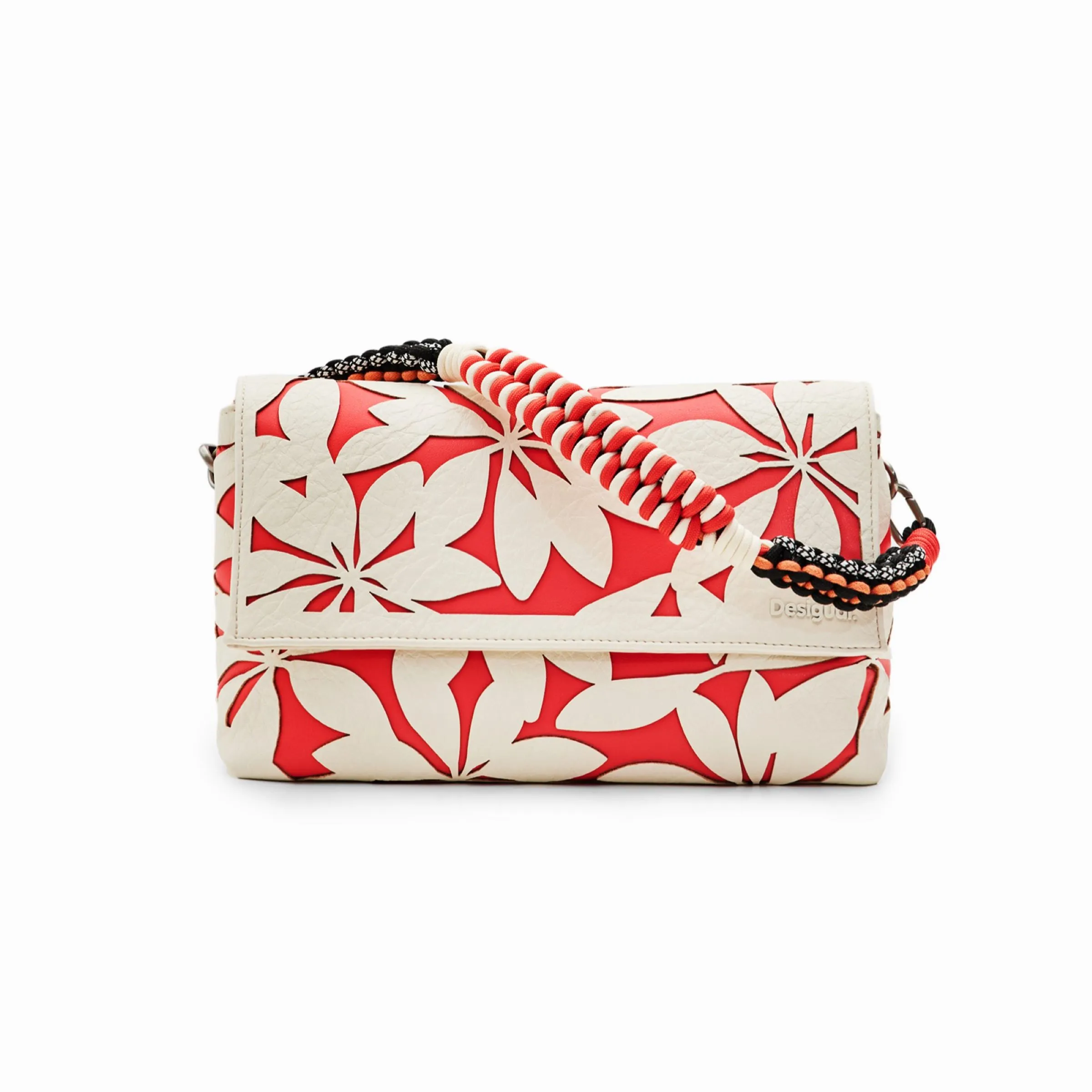 -----Desigual -----Borsa da donna a tracolla con fiori ----