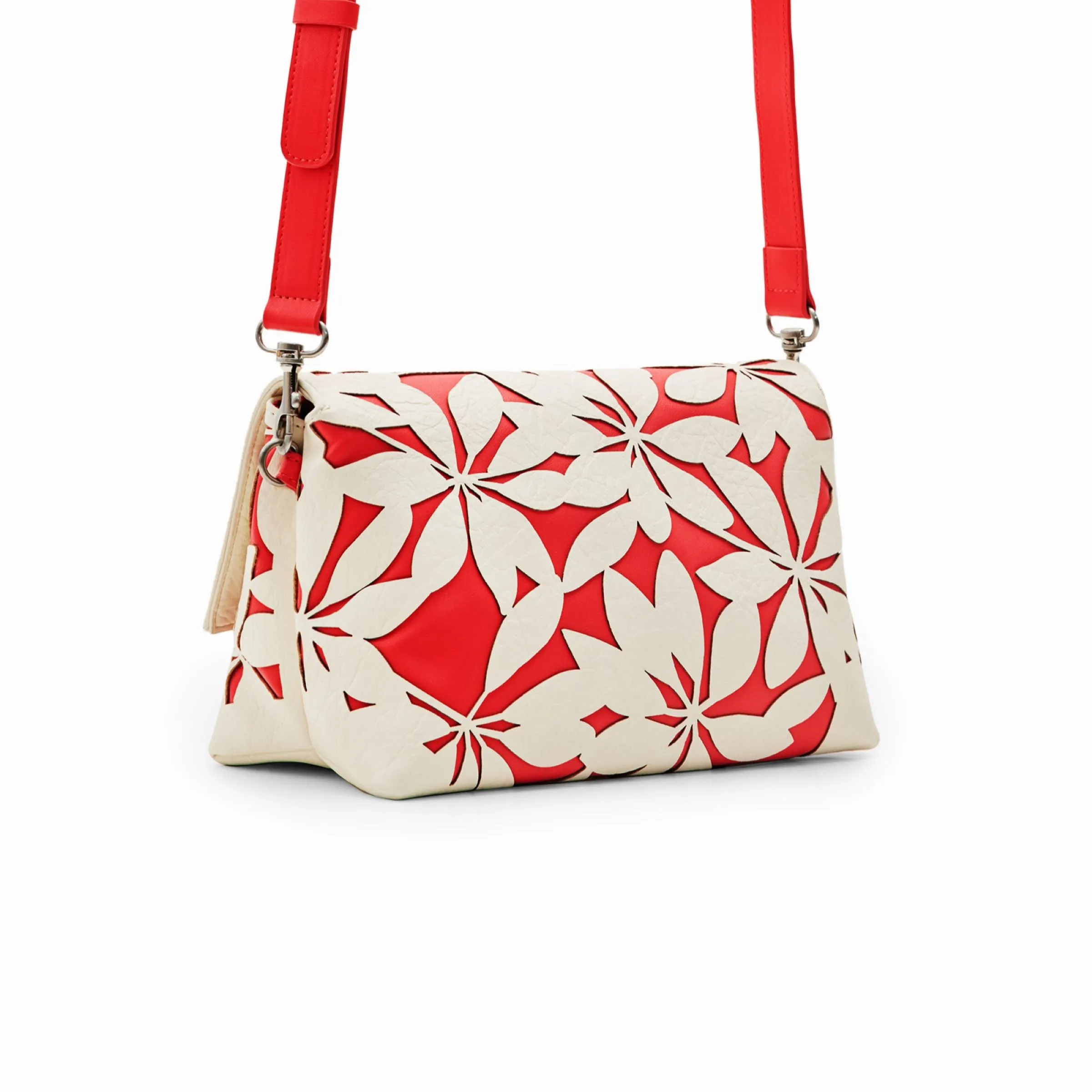 -----Desigual -----Borsa da donna a tracolla con fiori ----