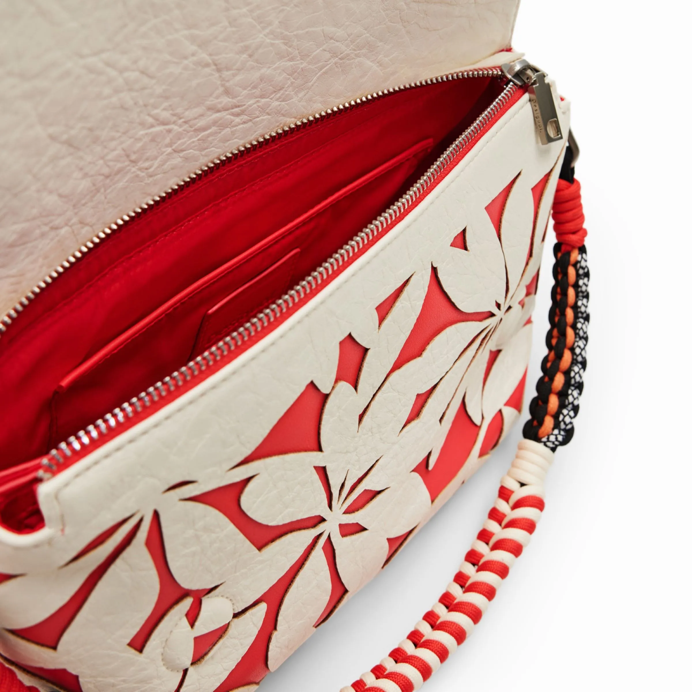 -----Desigual -----Borsa da donna a tracolla con fiori ----