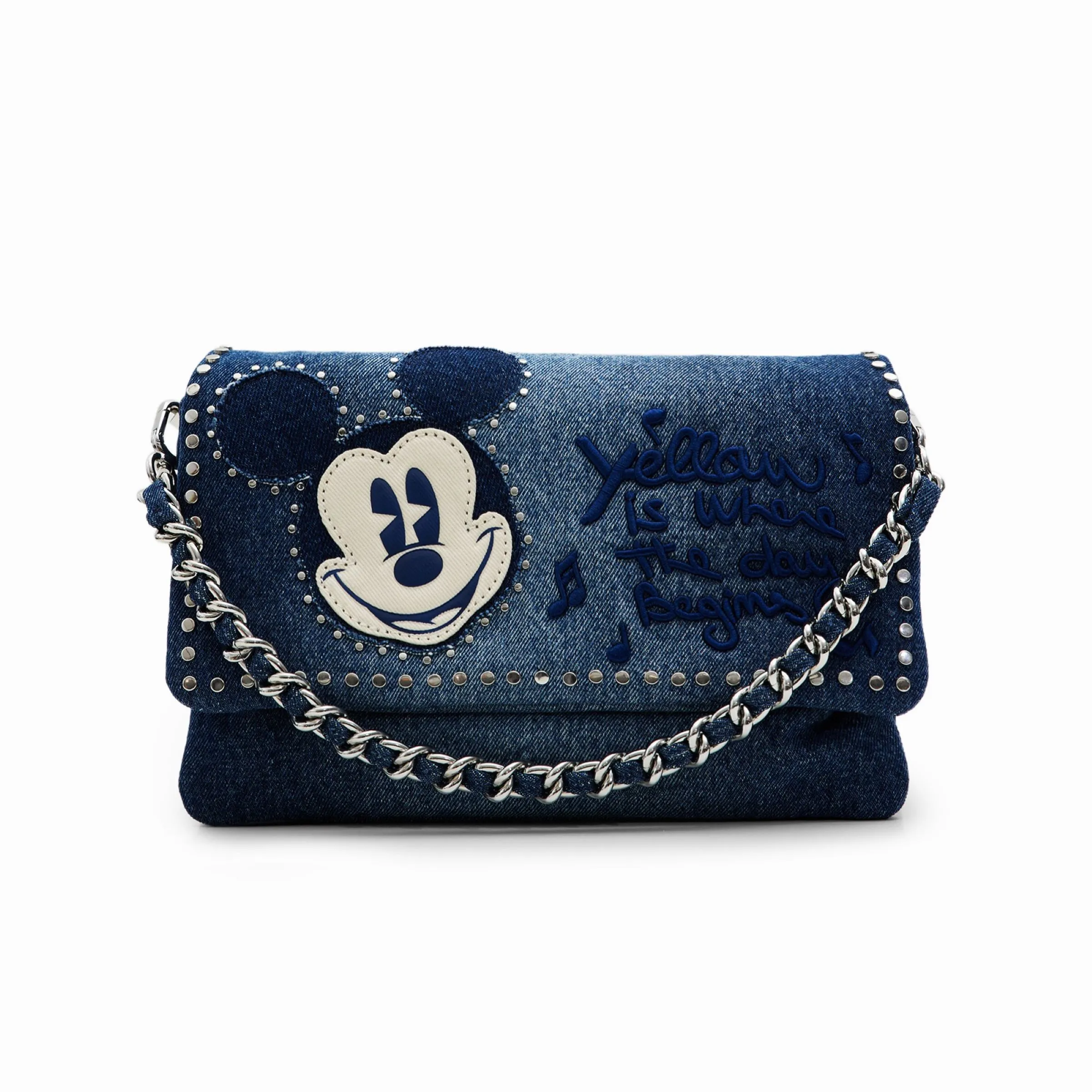 -----Desigual -----Borsa da donna a tracolla Mickey Mouse ----