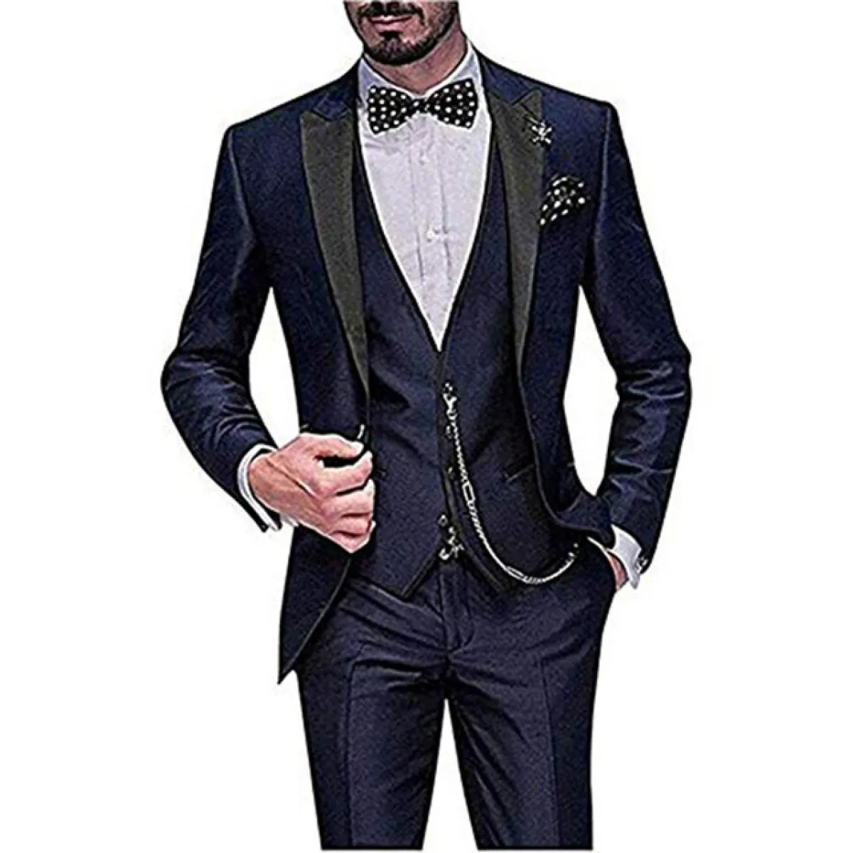 Abiti da uomo skinny grigio scuro su misura per abiti da sposo con risvolto a punta per matrimonio Best Man Tuxedo Set completo