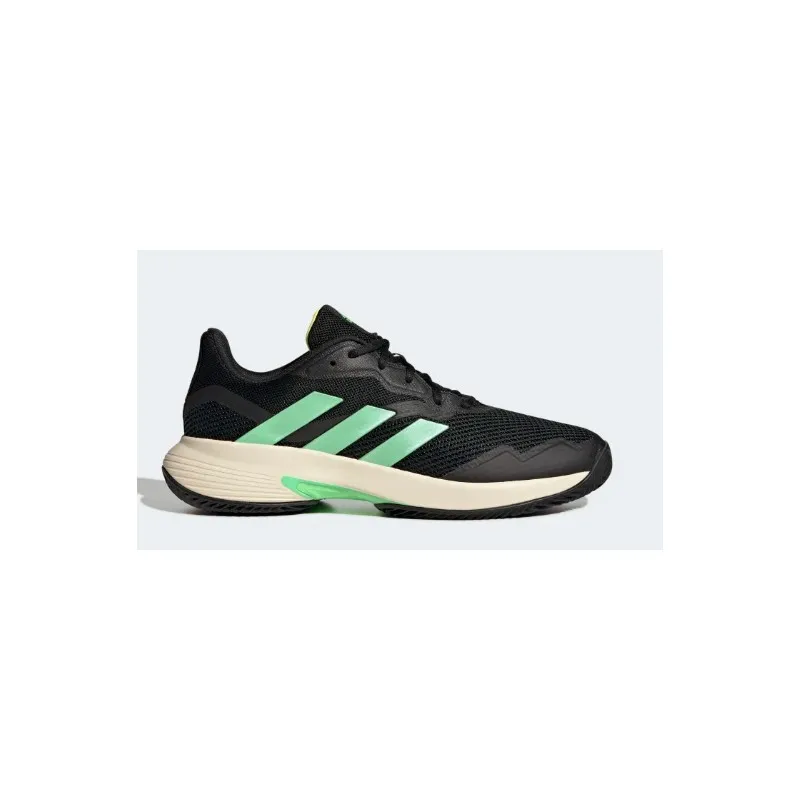 Adidas Courtjam Control M Clay Nero/Verde Acqua/Giallo Uomo