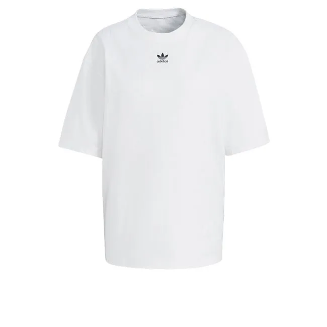 Adidas T-Shirt Essential Donna Bianco Nero