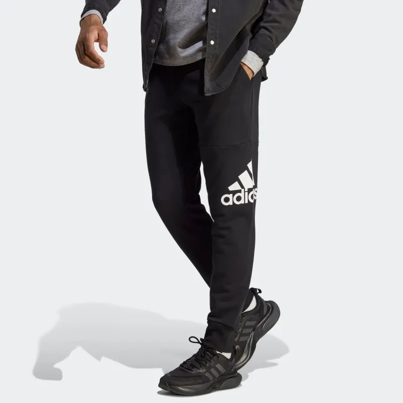 ADIDAS   uomo    Pantaloni Essentials French Terry Tapered Cuff Logo black