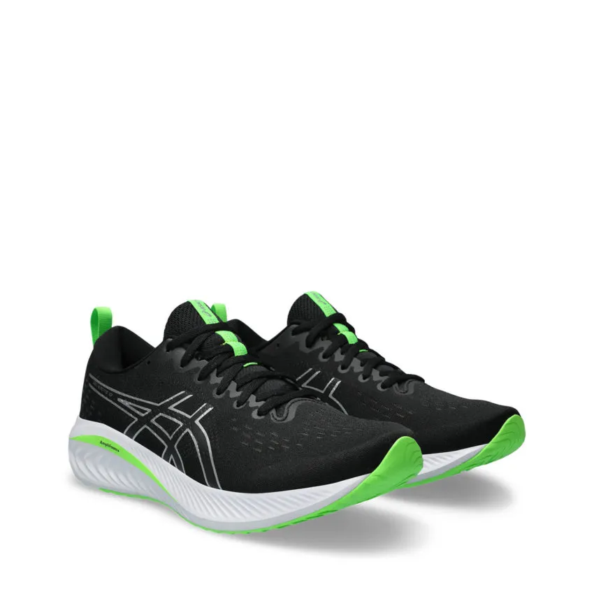 ASICS SNEAKERS GEL EXCITE 10 1011B600-001 NERO-ARGENTO-VERDE