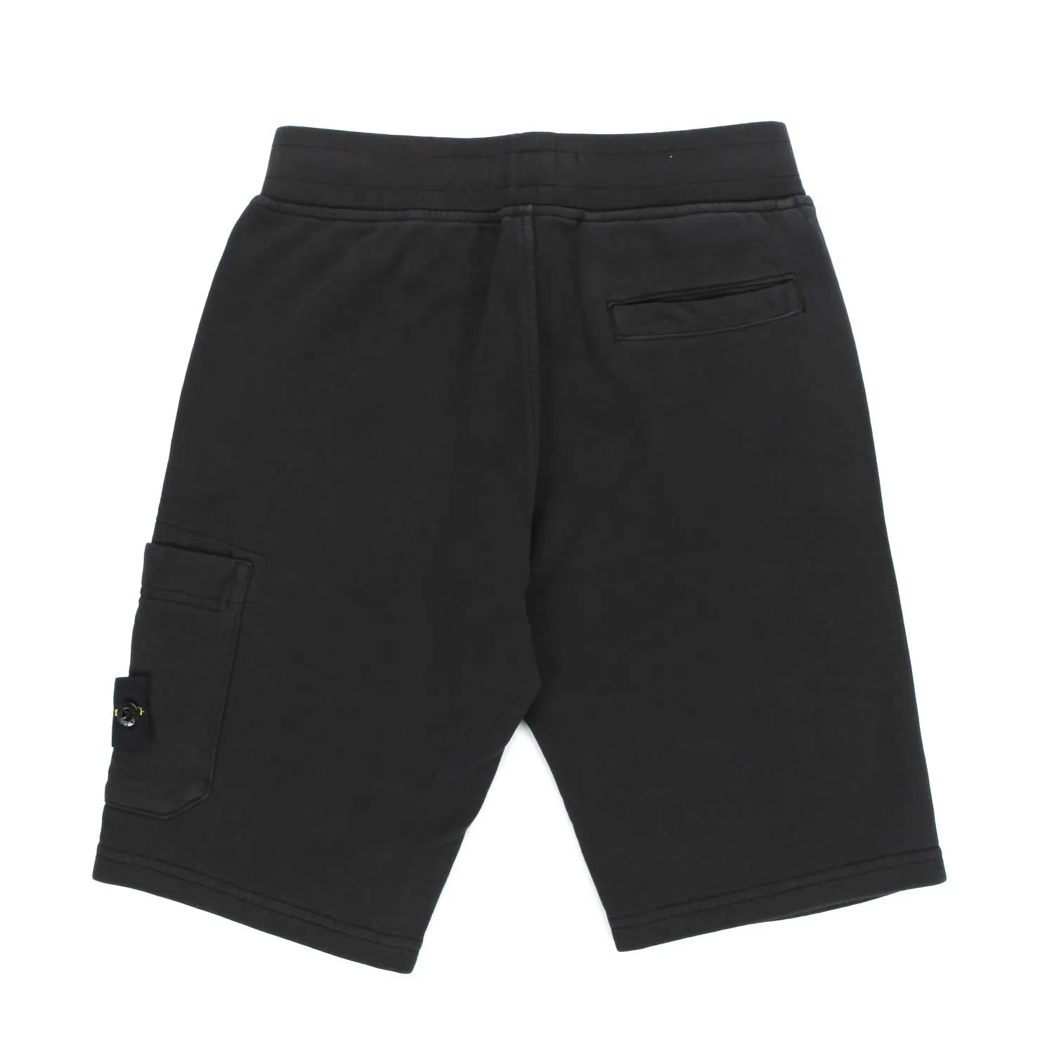 Bermuda Nero In Felpa Con Patch Bambino E Teen