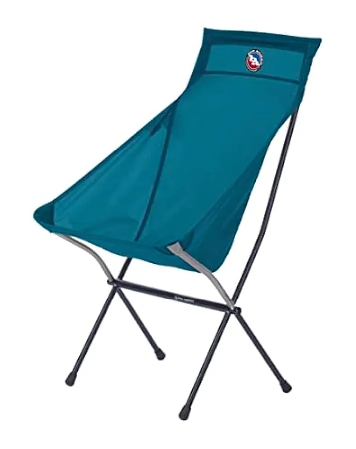 Big Agnes Big Six Camp Chair – Sedia da campeggio alta e larga con telaio in alluminio aeronautico, blu 247619946