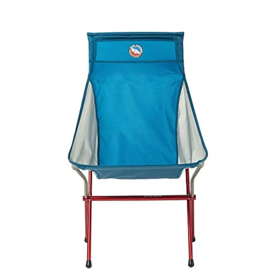 Big Agnes Big Six Camp Chair – Sedia da campeggio alta e larga con telaio in alluminio aeronautico, blu 247619946