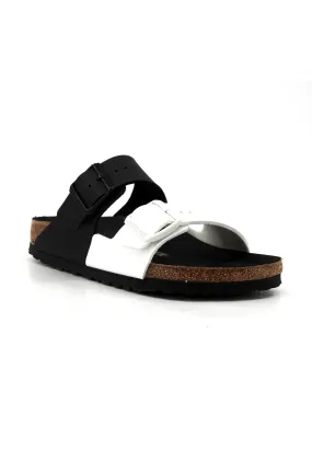 BIRKENSTOCK Arizona Split Ciabatta Donna Black White 1019712