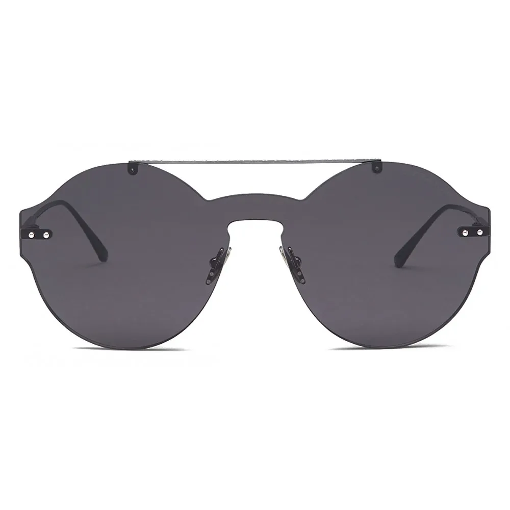 Bottega Veneta - Occhiali da Sole Classico in Nylon - Ruthenium Black Gray - Occhiali da Sole - Bottega Veneta Eyewear