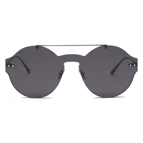 Bottega Veneta - Occhiali da Sole Classico in Nylon - Ruthenium Black Gray - Occhiali da Sole - Bottega Veneta Eyewear