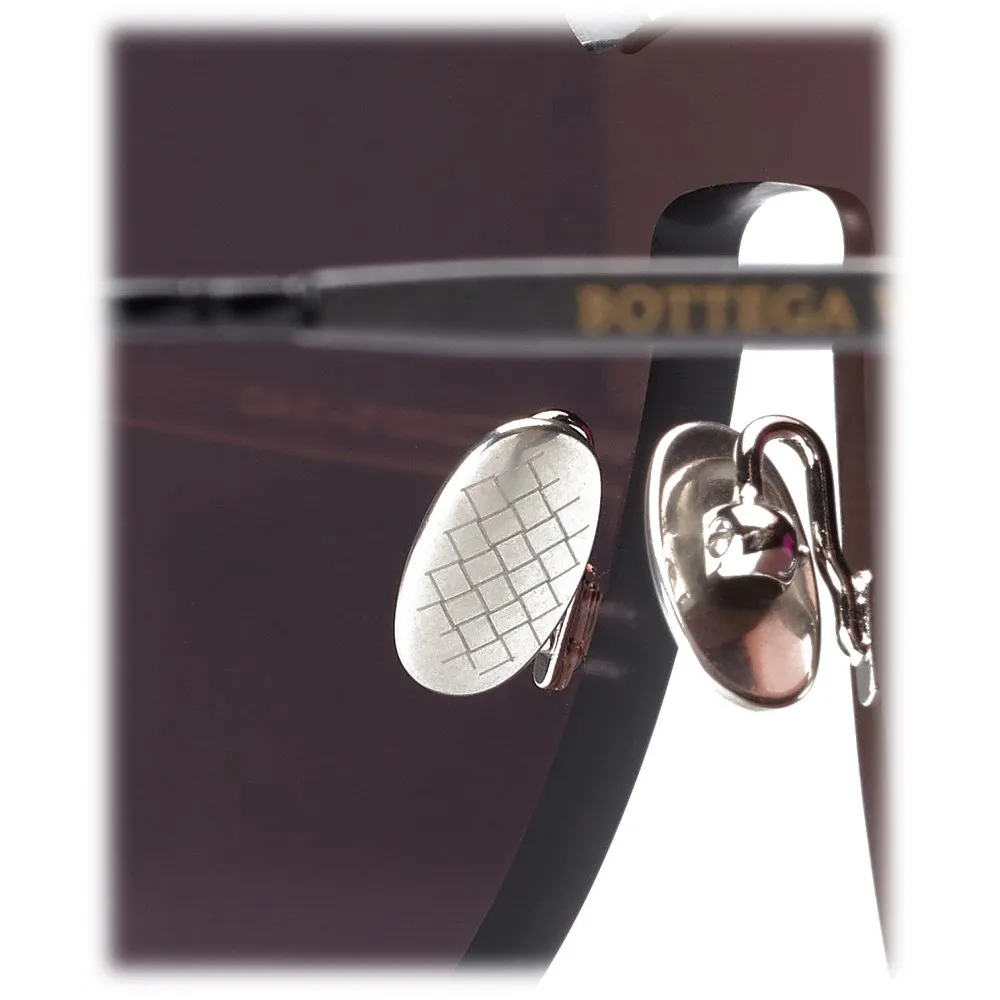 Bottega Veneta - Occhiali da Sole Classico in Nylon - Ruthenium Black Gray - Occhiali da Sole - Bottega Veneta Eyewear