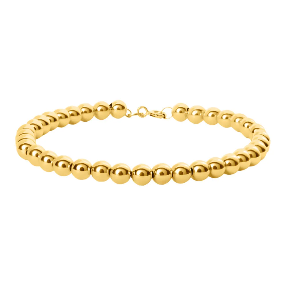 Bracciale Catena Colette Oro Giallo 375/1000 Maglia Catena A Palline 18 cm 1421583