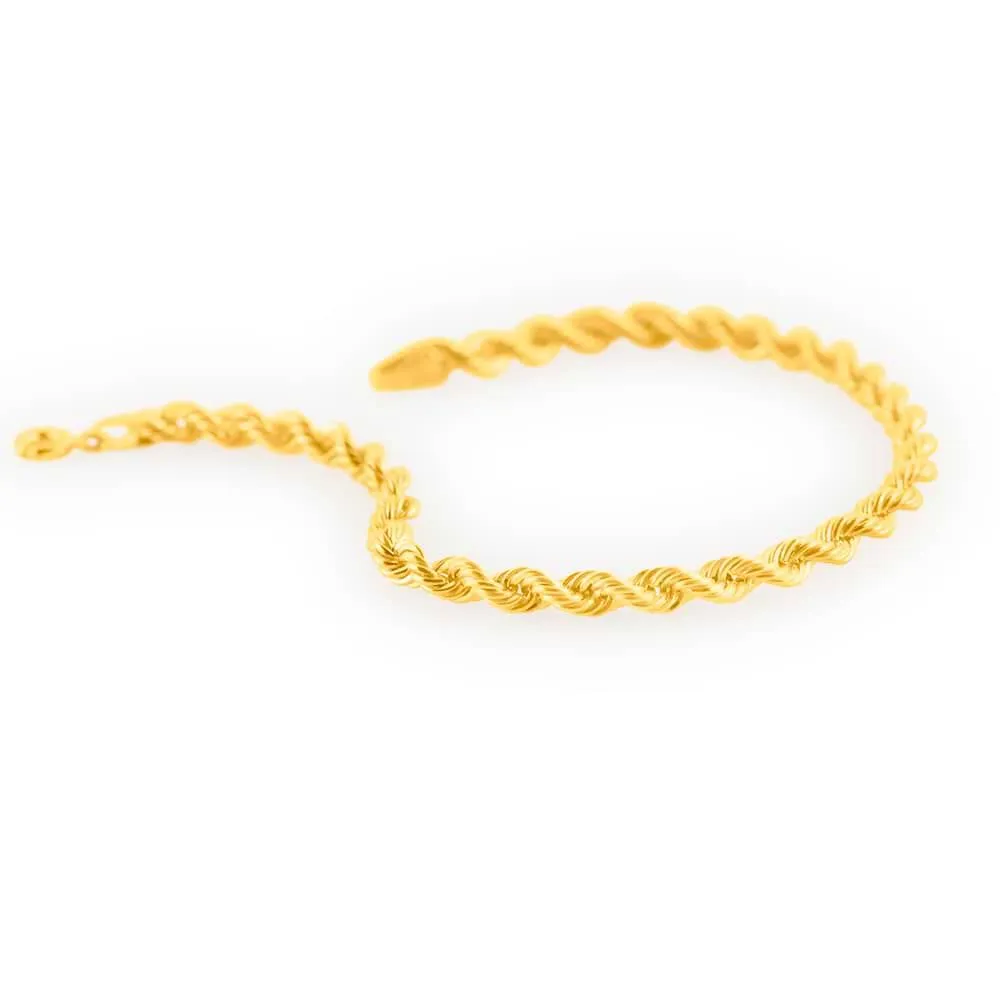 Bracciale Catena Colette Oro Giallo 375/1000 Maglia Corda 20 cm 1426461