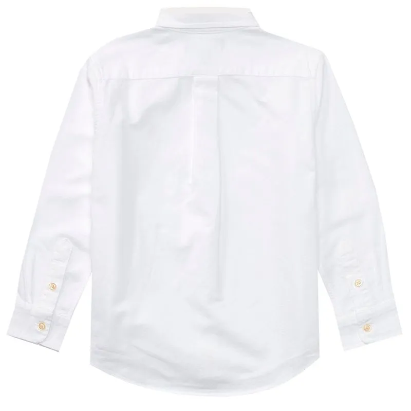 Camicia da bambino Oxford in cotone Slim-Fit 2/4 anni 