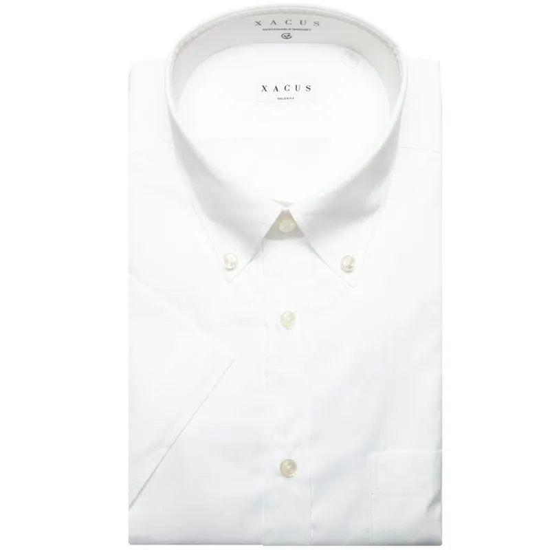 Camicia tailor fit button-down bianca 