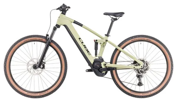 Cube Stereo Hybrid 120 One 750 Electric Full Suspension MTB Shimano Cues 10S 750 Wh 27.5'' Verde Oliva 2024