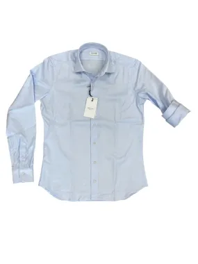 DINO ERRE camicia uomo manica lunga collo italiano micro fantasia 152M