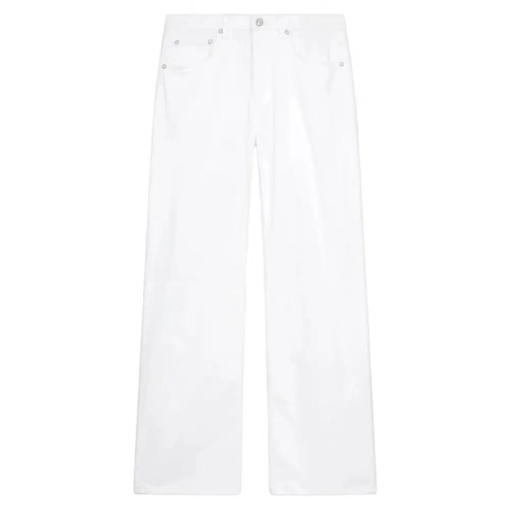 Dondup - Jeans Vita Regolare con Gamba Dritta - Bianco - Pantalone - Luxury Exclusive Collection