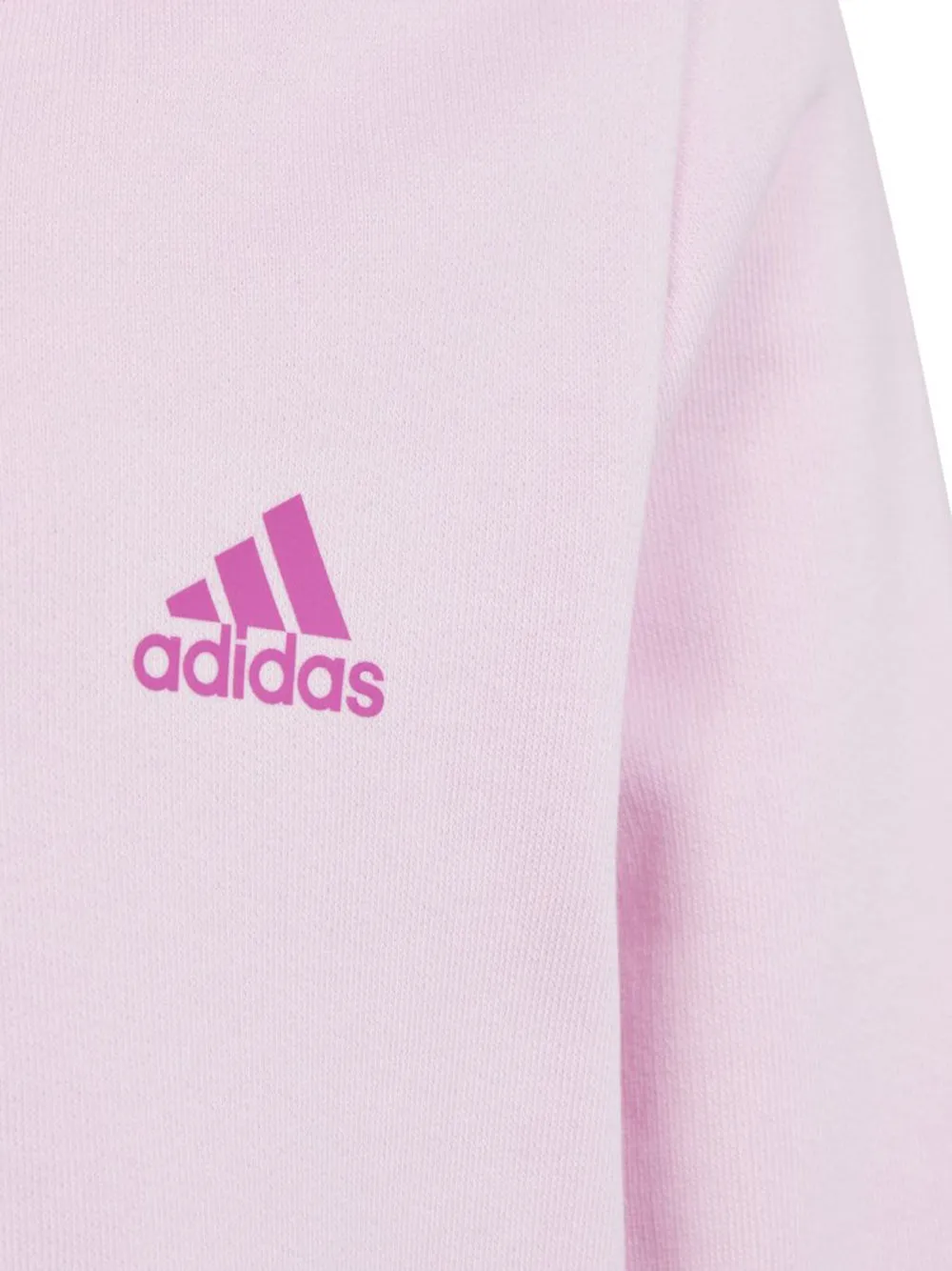 Felpa Adidas Girl linear rosa fuxia