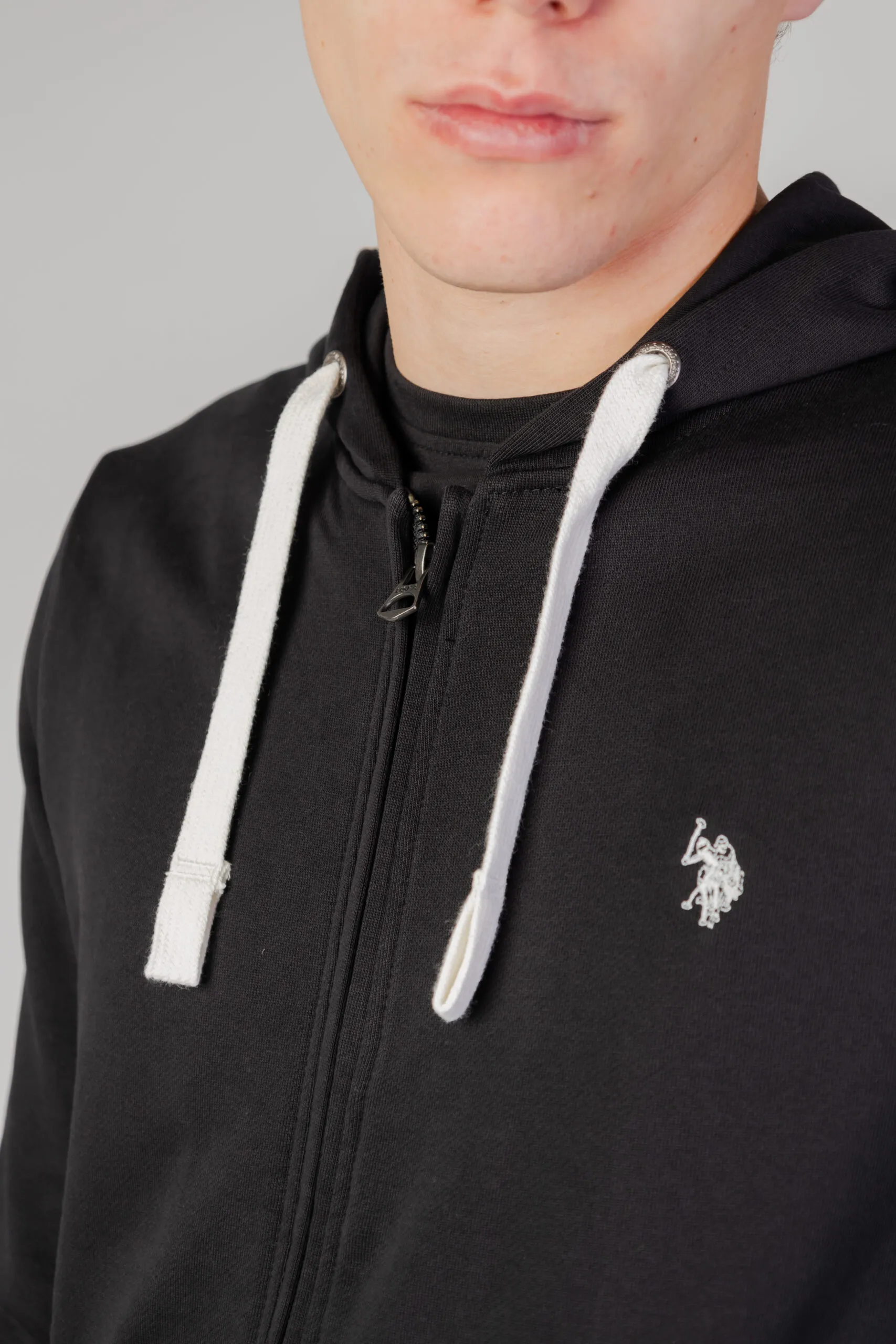 Felpa con cappuccio U.s. Polo Assn. LUKE EH33 Nero