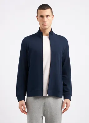 Felpa full zip in cotone uomo