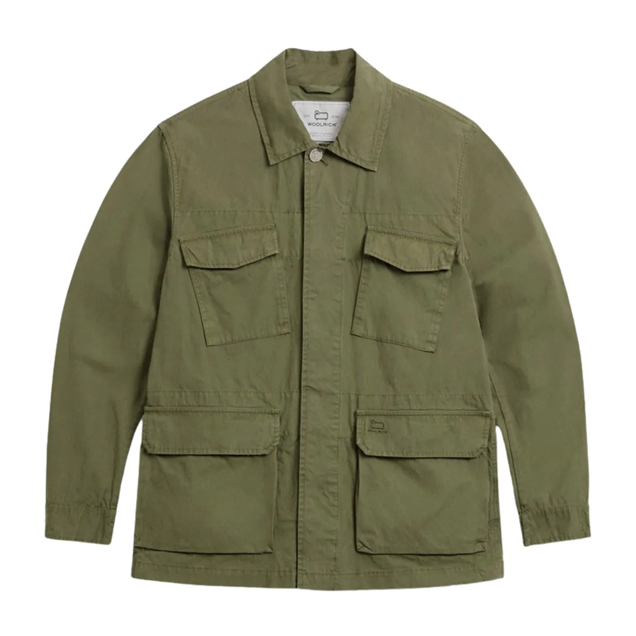 Giubbino Woolrich Crew Field Verde