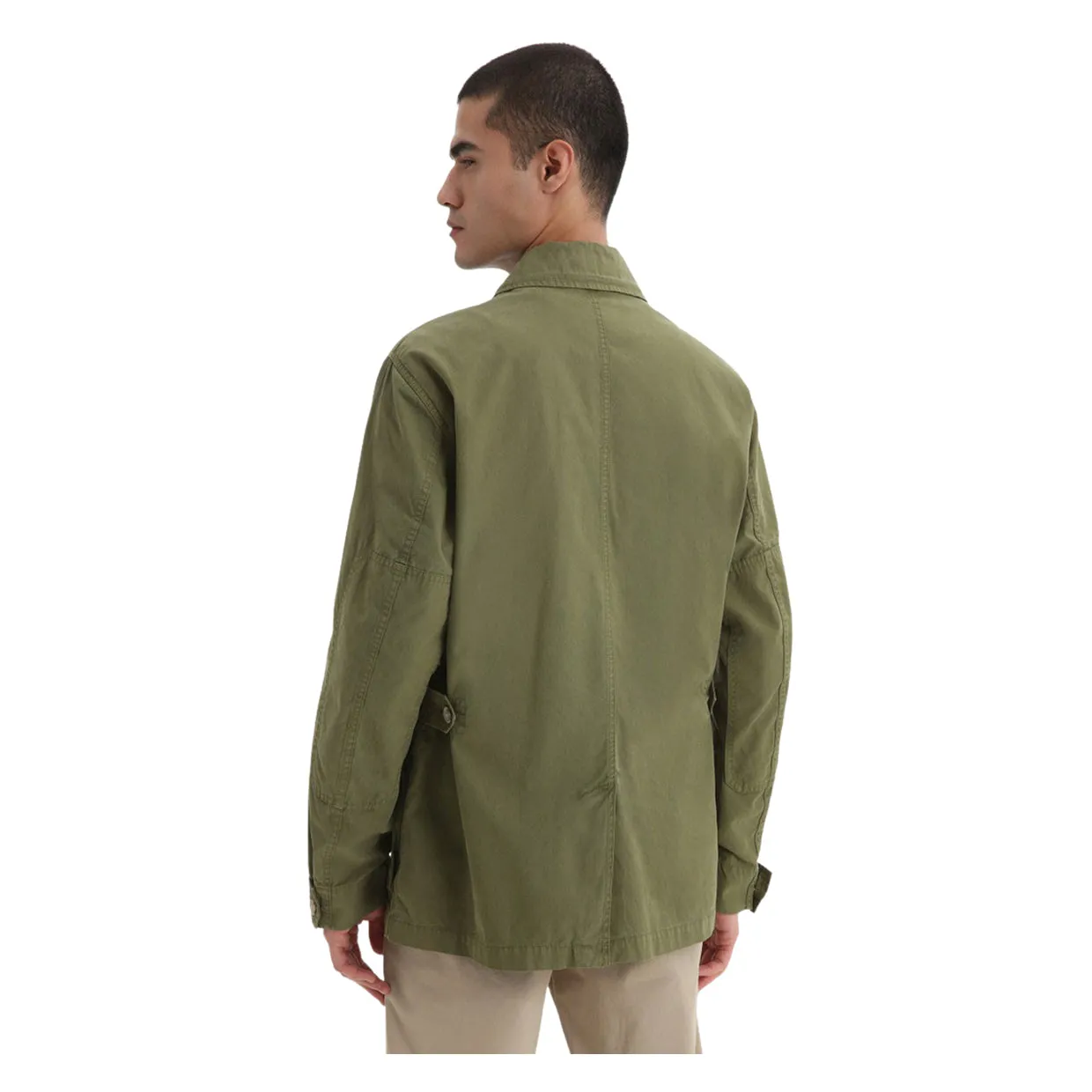 Giubbino Woolrich Crew Field Verde