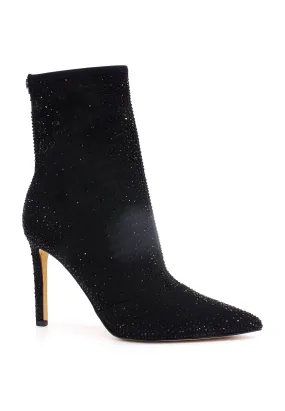 GUESS Décolléte Tronchetto Strass Donna Black FL5SVOSAT10