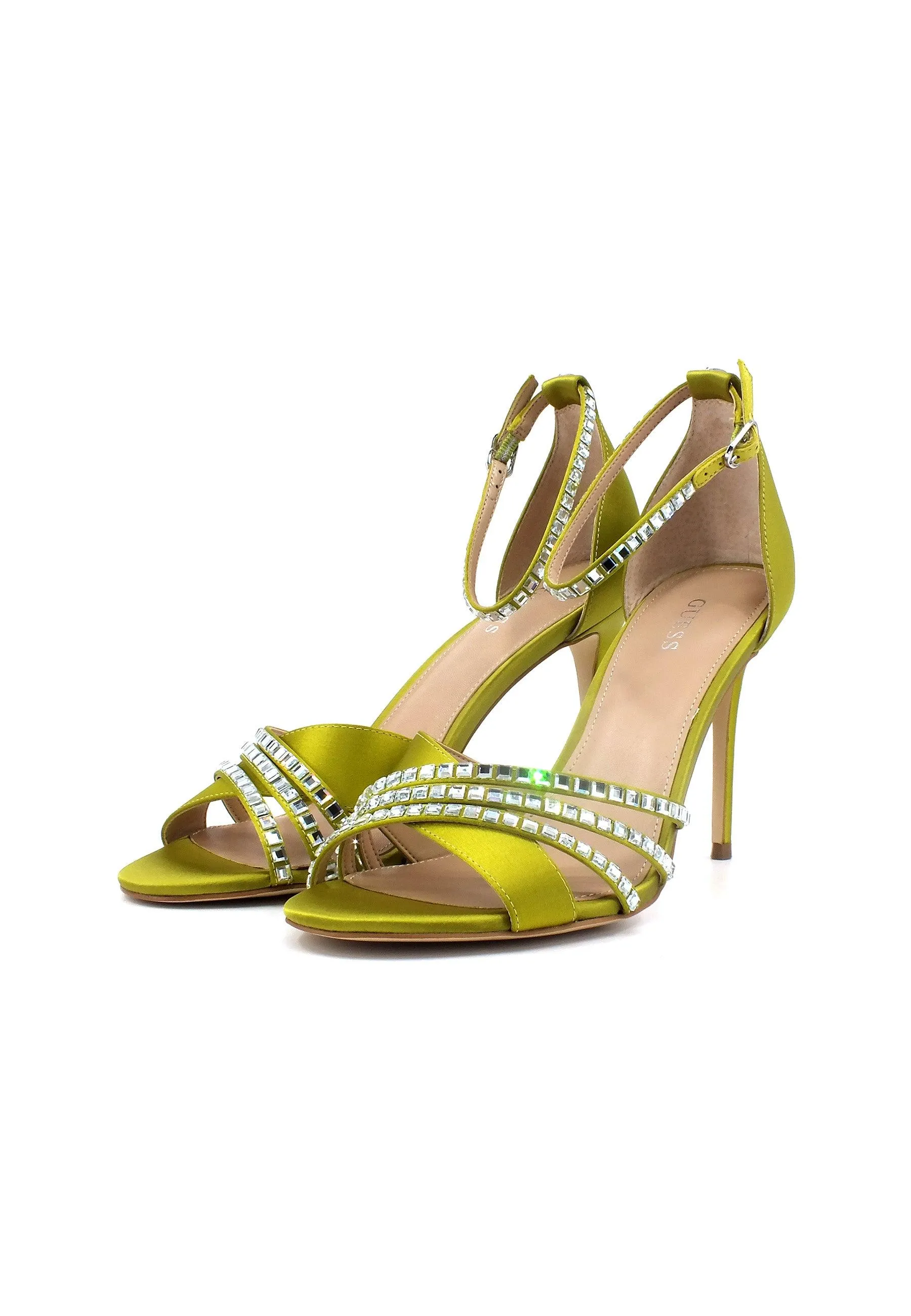 GUESS Sandalo Tacco Spillo Donna Green FL6KADSAT07