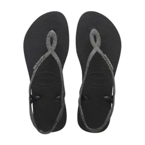 Havaianas Ciabatta Luna Premium Glitter II Donna Nero Grigio