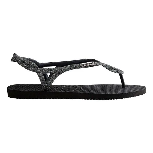 Havaianas Ciabatta Luna Premium Glitter II Donna Nero Grigio