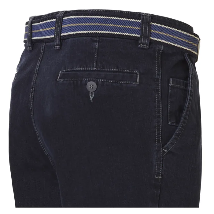 Henk ter Horst Mitchy, jeans da uomo con tasche laterali Blu scuro