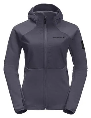 Jack Wolfskin Tasman Cloud Fleece Donna Grigio