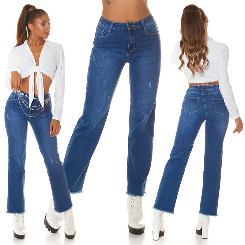 Jeans cintura esclusa 0000J9937