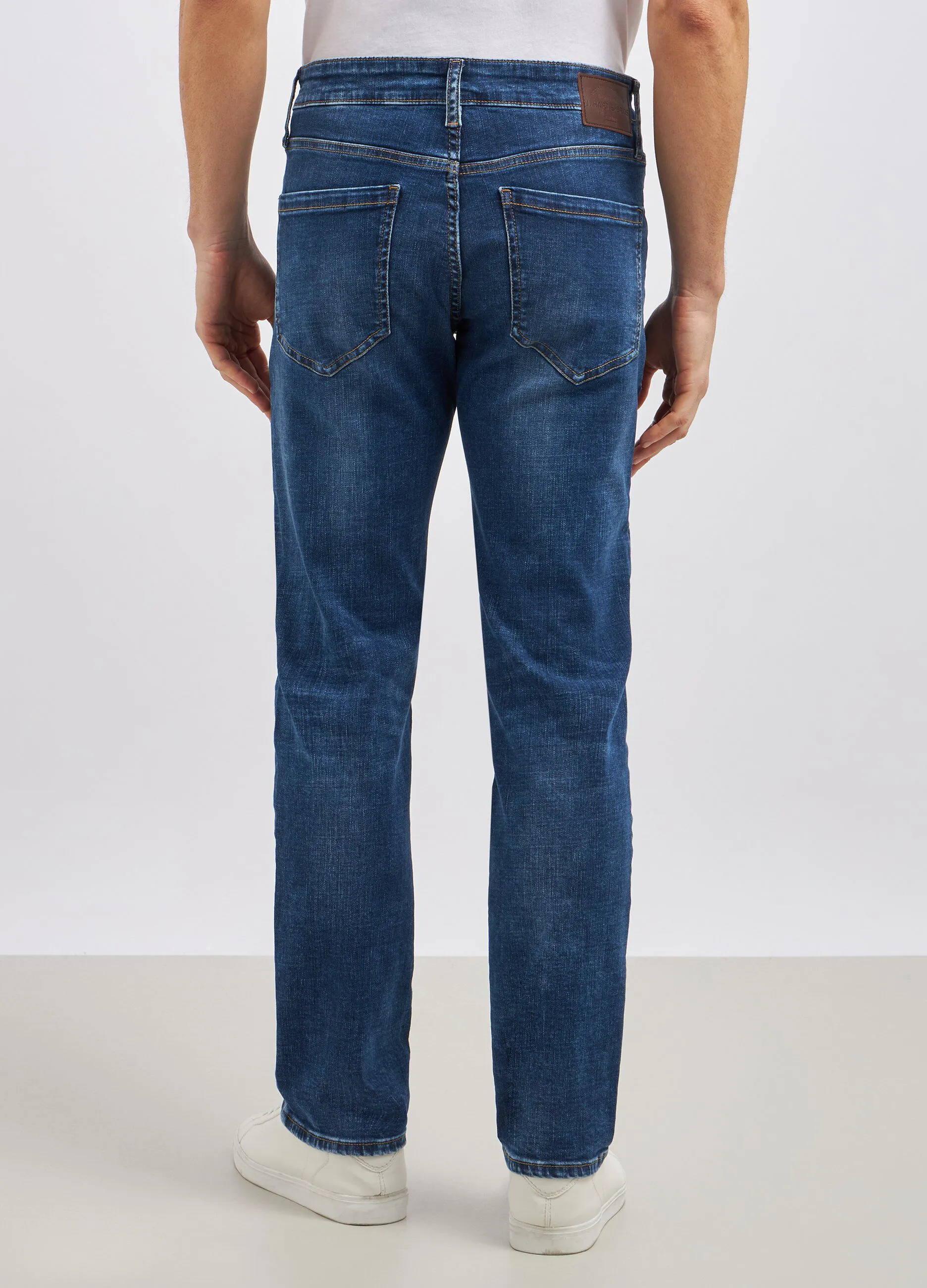 Jeans in misto cotone stretch uomo