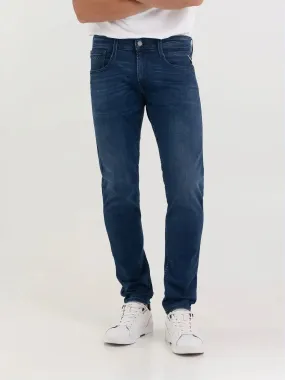 Jeans slim Replay anbass Blu