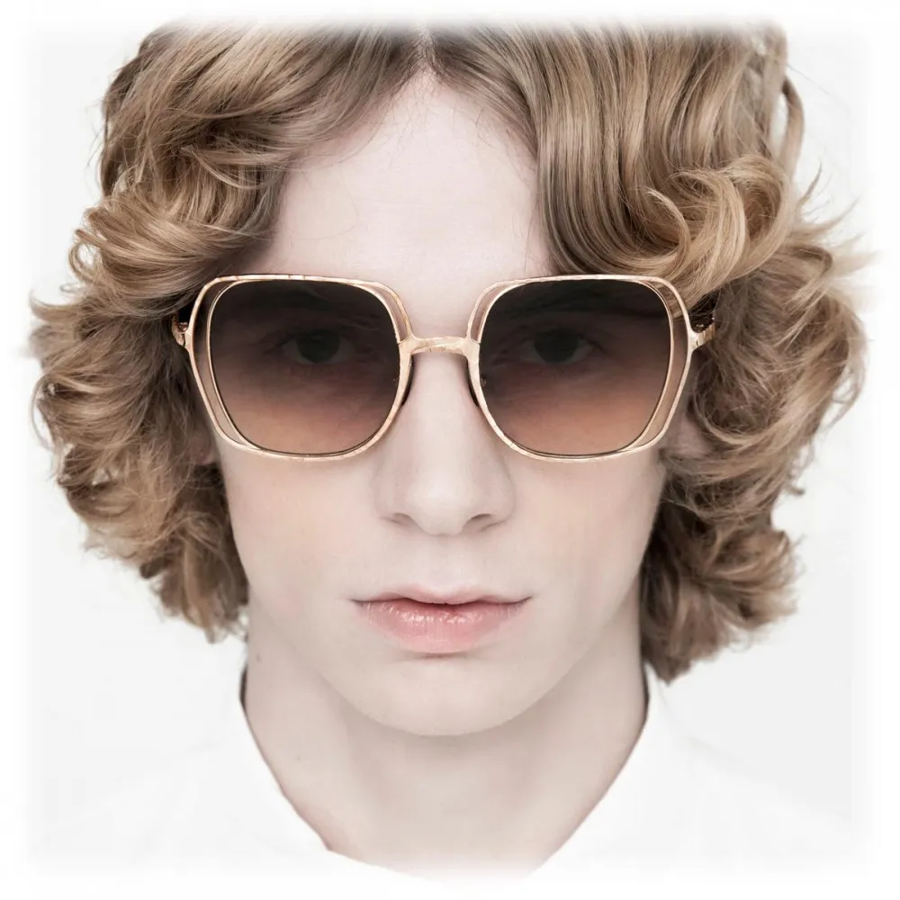 Kuboraum - Mask H14 - Oro Rosa - H14 PG - Occhiali da Sole - Kuboraum Eyewear