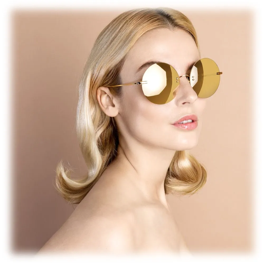 Linda Farrow - Occhiali da Sole Rotondi 14 C1 Fine Jewellery - Linda Farrow Fine Jewellery - Linda Farrow Eyewear