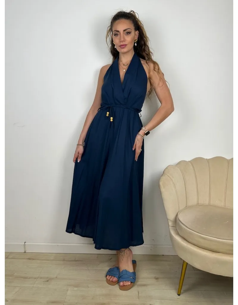 LONG DRESS GEMMA BLU