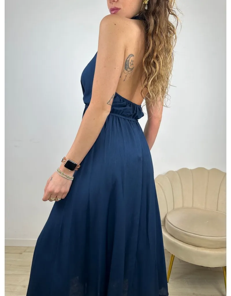 LONG DRESS GEMMA BLU