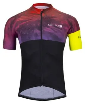 Maglia Kenny Tech Dye rosso/nero