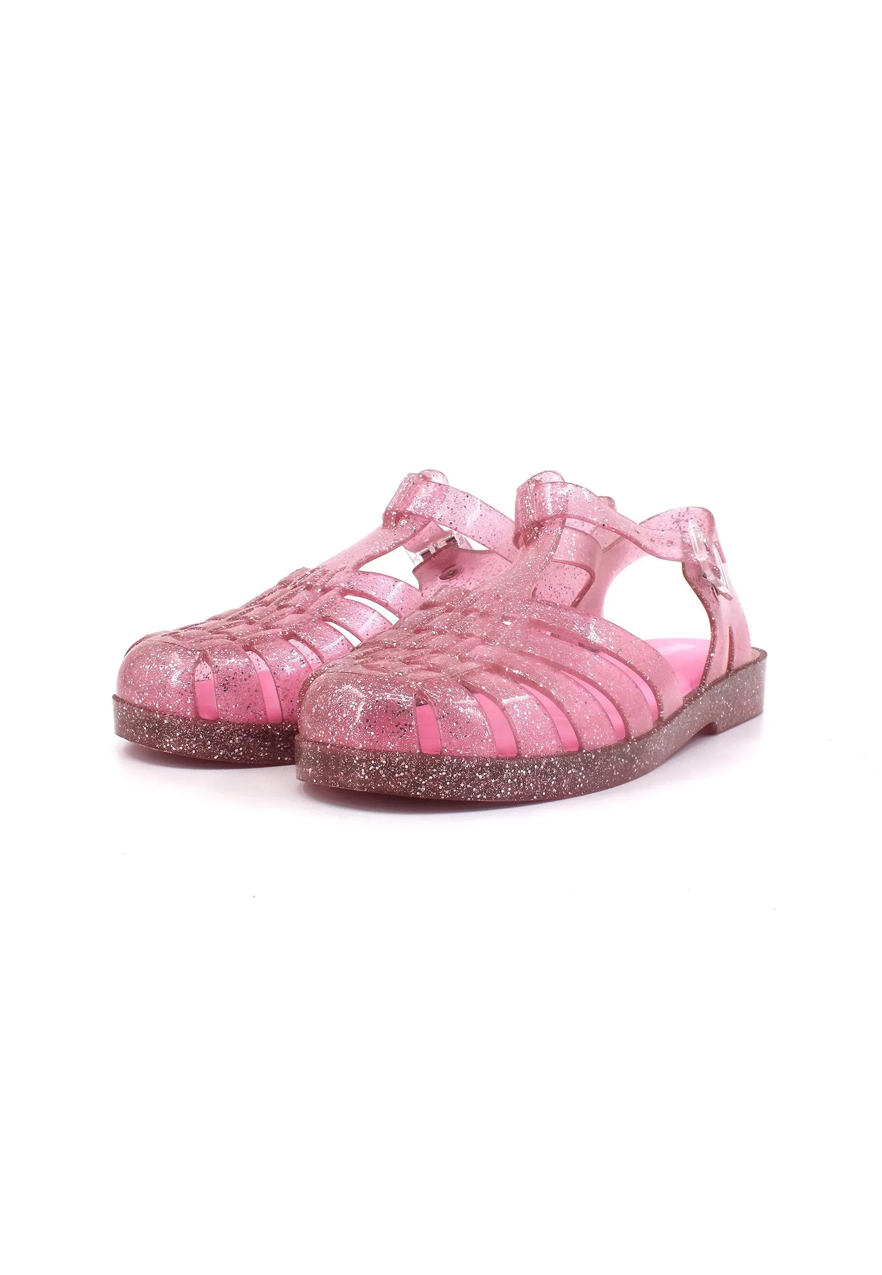 MELISSA Possession Shiny Sandalo Gomma Donna Pink Glitter 33520