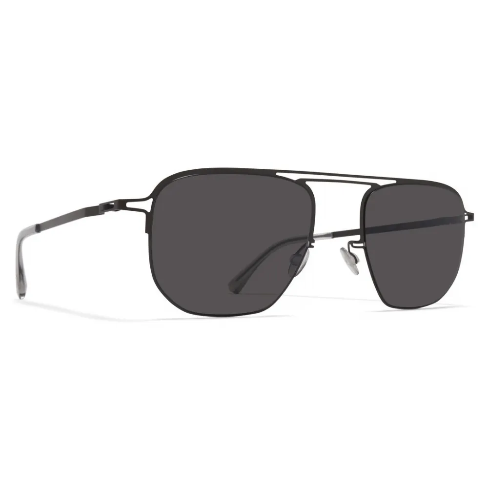 Mykita - MMCRAFT013 - Mykita & Maison Margiela - Nero Grigio Scuro - Metal Collection - Occhiali da Sole - Mykita Eyewear