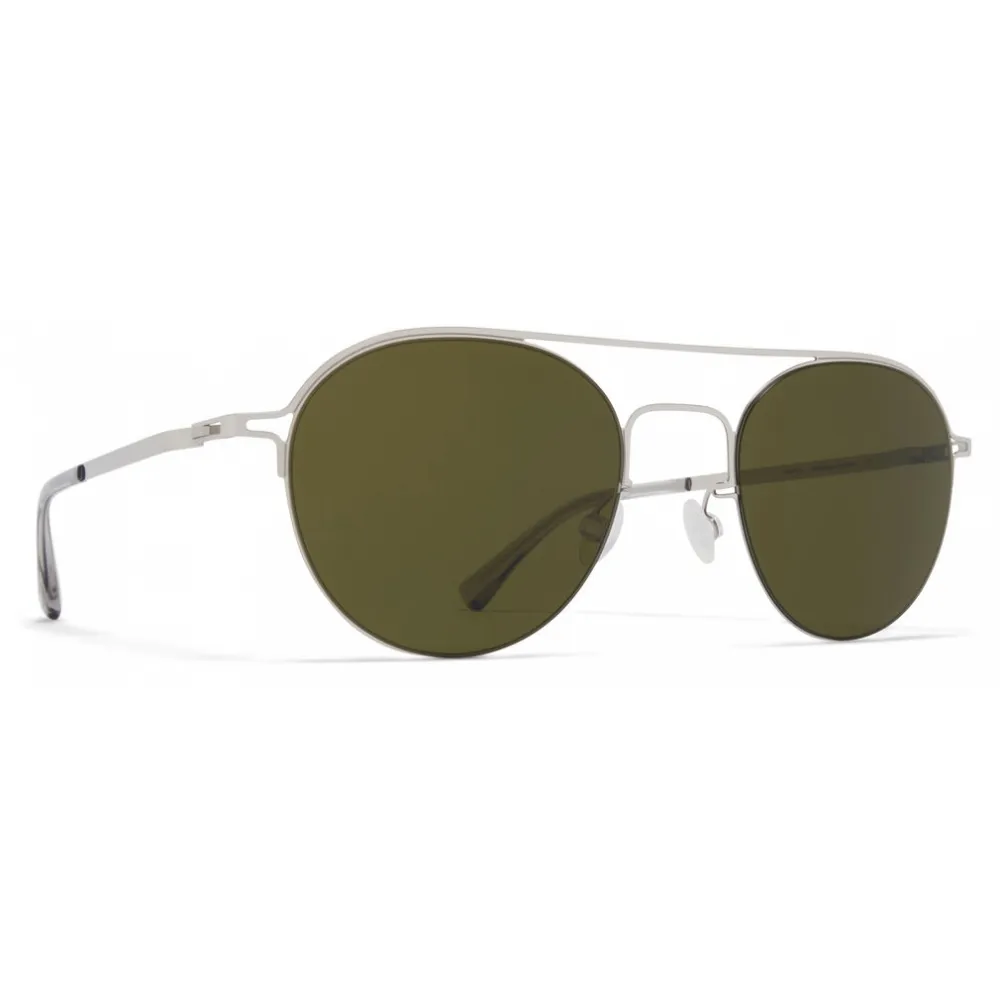 Mykita - MMCRAFT015 - Mykita & Maison Margiela - Argento Verde - Metal Collection - Occhiali da Sole - Mykita Eyewear