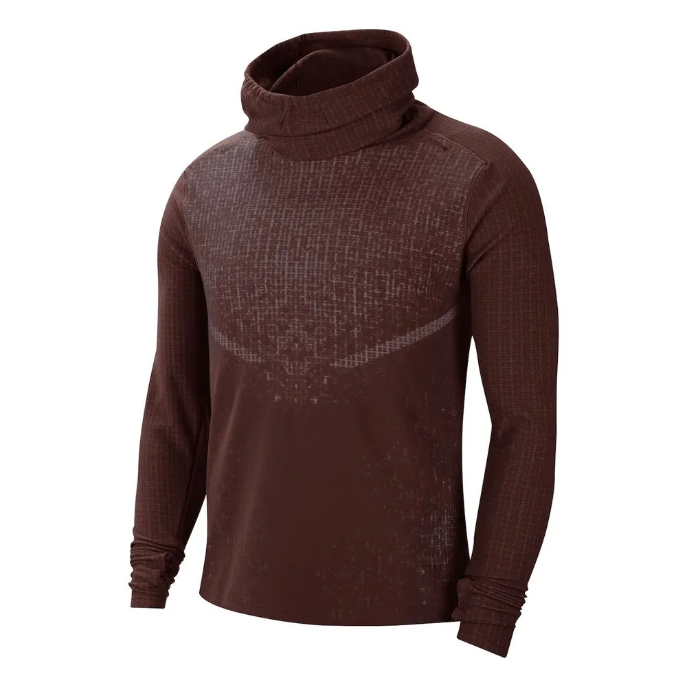 Nike Maglia Running Wooldorado Bordeaux Uomo