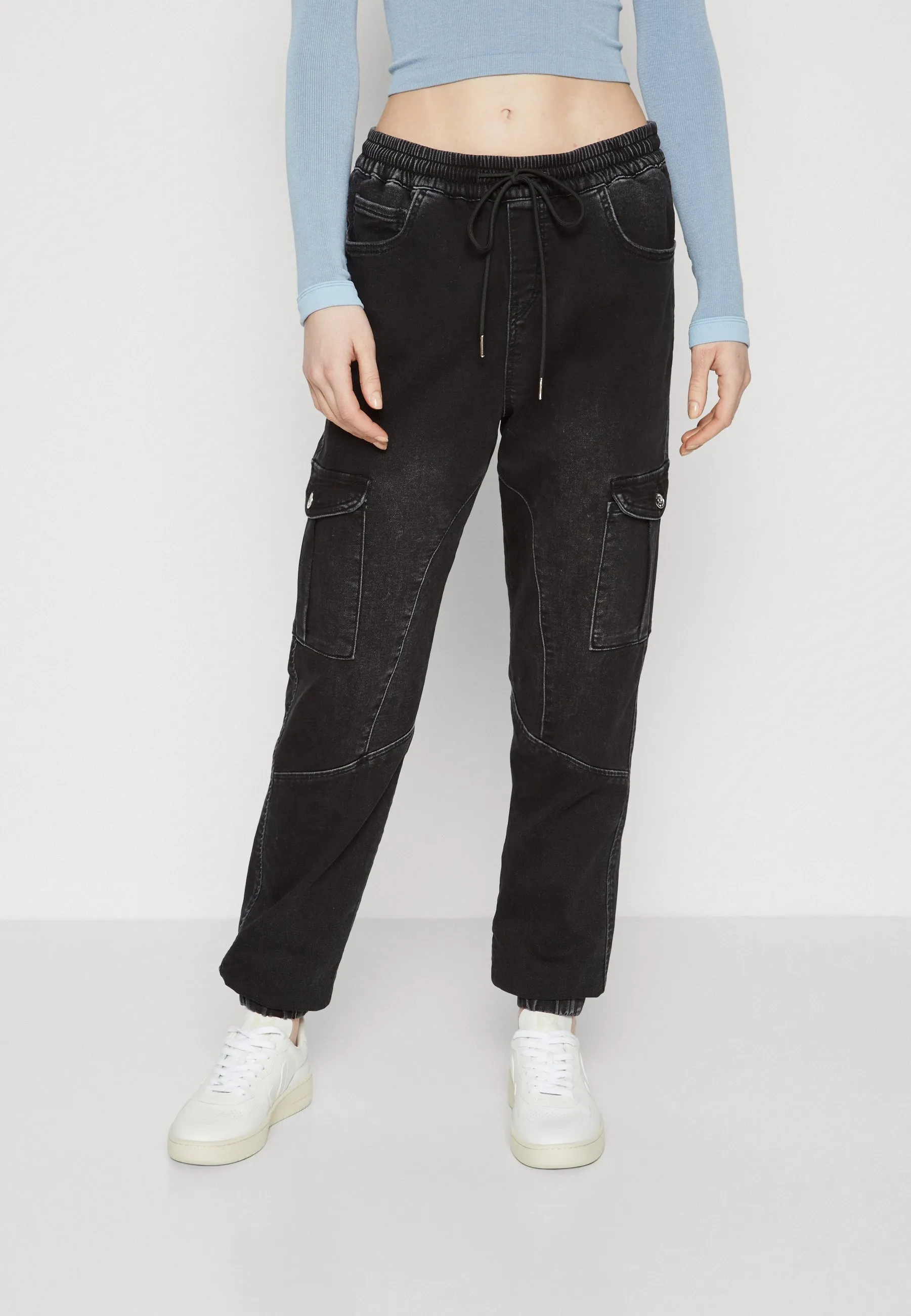 ONLKELDA CARGO CUT  - Jeans baggy