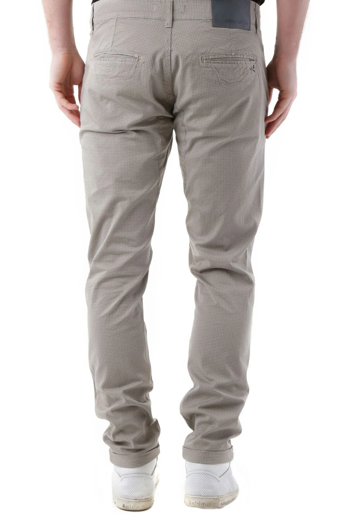 Pantalone fantasia beige blu | Absolut Joy