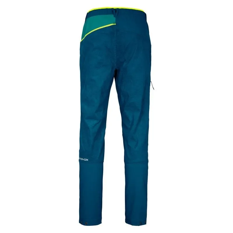 Pantaloni da arrampicata per uomo Ortovox Casale Pants (blu petrolio)