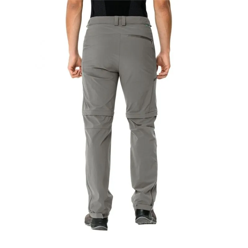 Pantaloni Vaude Farley Stretch T-zip II (grigio pietra) uomo